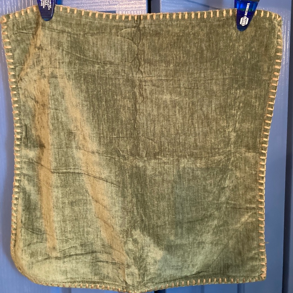 Green Velvet Pillow Cover